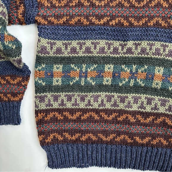 Vintage Cambridge Classics Men’s Large Knit Oversized Wool Sweater XL - Picture 10 of 16